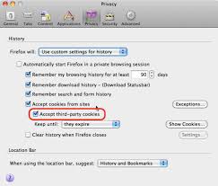 From third parties and advertisers. Setting Your Web Browser To Accept 3rd Party Cookies In Macintosh Osx Knowledge Base