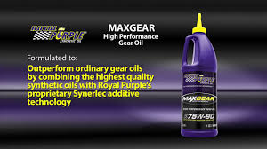 In the primary, i use the cheapest oil i can get. Royal Purple Synthetic Max Gear Oil Youtube