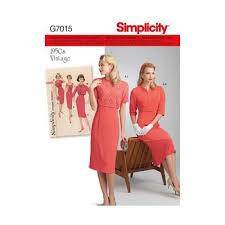 Patron de couture butterick b5850, de robe vintage : Vintage