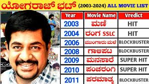 Director Yogaraj Bhat All Hit and Flop Movies list (2003-2024)