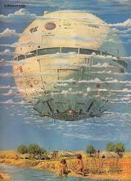 Illyustrator Tim Uajt Velikobritaniya Retro Futurism 70s Sci Fi Art Sci Fi Concept Art