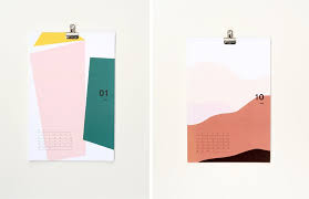 20 Modern Calendars For 2019 Design Milk Modern Calendar Calendar Design Layout Graphic Design Calendar