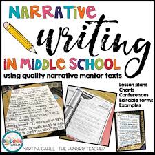 Middle School Narrative Essays And Middle School Writing Conferences The Hungry Teac In 2020 Middle School Writing Narrative Writing Middle School Essay Writing Unit