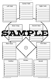 Ballcharts Baseball Pocket Player Position Card