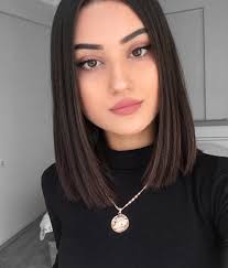 pin von arlyn nunez auf ʙᴇᴀᴜᴛʏ einfache frisuren mittellang frisuren glatte haare frisuren