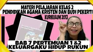 Check spelling or type a new query. Kelas 2 Bab 7 Pertemuan 1 2 Keluargaku Hidup Rukun Pendidikan Agama Kristen Kurikulum 2013 Youtube