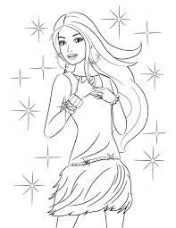 Print barbie coloring pages from movies and tv shows. 25 Inspired Picture Of Barbie Printable Coloring Pages Albanysinsanity Com Cartoon Coloring Pages Barbie Coloring Pages Barbie Coloring