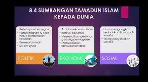 4.1.1 menyatakan maksud tamadun mengikut bahasa yunani,inggeris dan bahasa arab 4.1.2. Sejarah Tingkatan 1 Kssm 8 4 Sumbangan Tamadun Islam Kepada Dunia Youtube