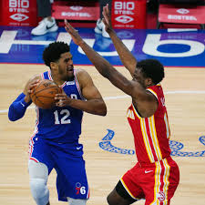 Despite a small tear on his right meniscus, joel embiid suited up and played 38 minutes in philadelphia's game 1 loss. Lm Uzjxbixa M