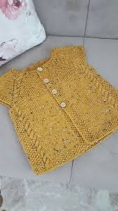 Nako Super Inci Hit Tweed Baby Knitting Patterns Orgu Bebek Yelek
