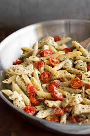 This Easy Pesto Chicken Pasta For Two Is A Perfect Easy Pasta Dinner From Bakingmischief Com Di Easy Pasta Dinner Romantic Dinner Recipes Easy Pasta Recipes