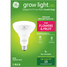Ge Grow Light 9w Advanced Red Spectrum Led Br30 Light Bulbs Meijer Grocery Pharmacy Home More