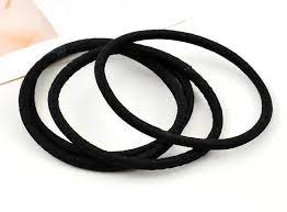100pcs Lot Black Color Rope Elastic Girl S Hair Ties Bands Headband Hair Strap Without Metal Connector J004 Us 6 99