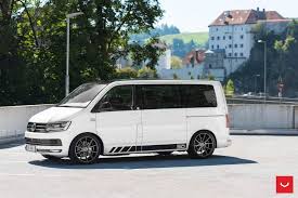 Vw T6 Vossen Flow Formed Series Vfs1 Vw Caravelle Transporter Van Vossen