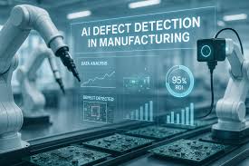 AI computer vision defect detection industrial machine manufacturing 96% accuracy
