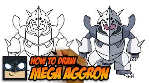 For easy how to draw drawings.just as there is a way to write letters, there are how to draw cartoon cha. How To Draw Mega Aggron Pokemon Myhobbyclass Com