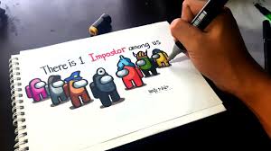 Drawing Among Us Simple Drawing Youtube In principle, nothing complicated, but the problem is that there is an impostor on the ship and he can kill everyone.