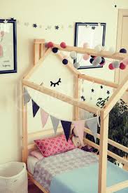 Kid Nursery Frame Bed For Children Nursery Bed Montessori Etsy In 2020 House Frame Bed House Beds For Kids Kid Beds
