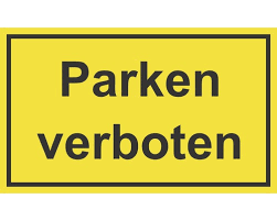 Parken verboten in der neuen begegnungszone. Schild Parken Verboten 250x150 Mm Bei Hornbach Kaufen