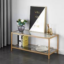 Merchandise Walmart Com Glass And Metal Tv Stand Metal Tv Stand Tv Stand Gold