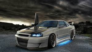 Nissan skyline gtr r34 wallpaper. Hd Wallpaper Gtr Nissan R34 Skyline Tuning Wallpaper Flare