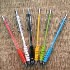 M G Amp36703 Vivid Color Mechanical Pencils 0 5mm Clear Barrels With Coloured Reservoir Tubes And Matching Rubbe Mechanical Pencils Writing Instruments Pen