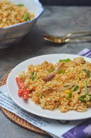 Nasi Goreng Ikan Asin Bulu Ayam Makanan Dan Minuman Makanan