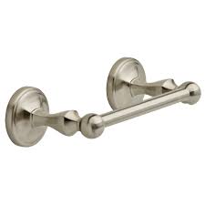 Depth x width x height. Delta Portman Pivoting Toilet Paper Holder In Brushed Nickel Ptm50 Sn The Home Depot