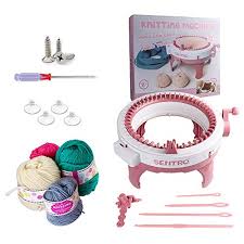 It is made of abs plastic and comes with four legs that are fitted with suction pumps for better stability. Buying Guide Sentro Santro 48 Needles Knitting Machine With Row Counter A