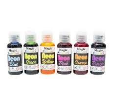 Malen sie farben, die in der küche schön aussehen würden. Alle 6 Sie Wahlen Magic Colours Neon Gel Paste Essen Farben Kuchen Ebay