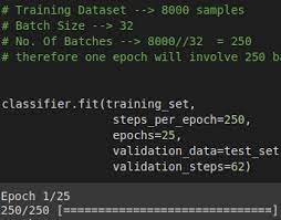 When using data tensors as input to a model, you should specify the this works fine and outputs the result of the query as a string. What To Set In Steps Per Epoch In Keras Fit Generator Data Science Stack Exchange