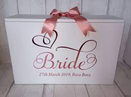 Personalised Wedding Dress Box Airline Size Etsy Wedding Dress Boxes Personalized Wedding Bridal Dress Box