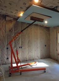 Drywall Lift Homemade Google Search Homemade Tools Drywall Lift Garage Tools