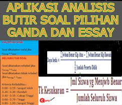 Download aplikasi analisis nilai ulangan harian excel lengkap. Aplikasi Analisis Butir Soal Pilihan Ganda Dan Essay Format Microsoft Excel Info Pendidikan Terbaru