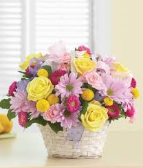 Beautiful basket of flowers images. Beautiful Basket Fresh Flower Arrangement In Hampton Falls Nh Flowers By Marianne