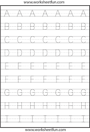 Free tracing sheets of the english alphabet for print and use. Alphabet Tracing Worksheets A Z Printable