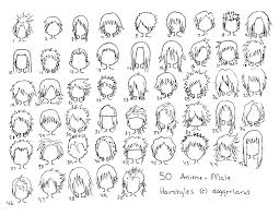 Some long male hairstyles can be drawn pretty much the same as female. 50 Anime Male Hairstyles Ii By Orangenuke On Deviantart Anime Boy Hair Anime Hairstyles Male Manga Hair