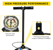 300Bar 30Mpa 4500Psi High Pressure 4 Stage PCP Car Mini Hand Operated Air  Pump Hunting PCP Pump Air Compressor For Air Pump