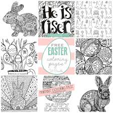 Free printable coloring pages for kids and adults. Free Easter Coloring Pages U Create