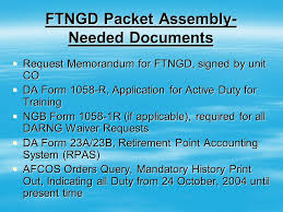 Full Time National Guard Duty Ftngd Packet Training Ppt
