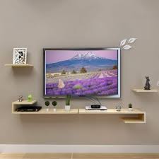 Did you scroll all this way to get facts about tv rack design? Unishop Wall Mounted Tv Rack Suspended Tv Shelf Pine Tv Stand Wall Mounted Media Console Wall Tv Cabinet Wall Mounted Shelf Brown Width 40 Inch 8 Inch Depth 5 Inch Height Amazon In Furniture