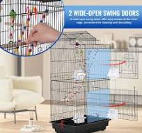 Wide Parakeet Cage Extra Large Outdoor Parrot Bird Cage Aluminum Easy  Assembly, OEM