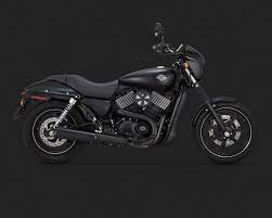 Vance Hines Competition Slip Ons Black For Xg Street 500 750 At Thunderbike Shop