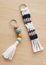 Download Free Instructions Diy Tassel And Macrame Keychains Think Make Share