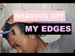 This Woman Just Shaved Off Her Edges To Make Them Grow Back Faster Video Hair Growth Diy Grow Edges Traction Alopecia