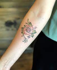 Girl With Flower Head Tattoo By Georgia Grey Flower Head Tattoo Girl With Flower Head Tattoo Tattoos