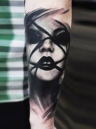 These tattoos are of different puzzle pieces that only match each other. Face Tattoo By U Gene Post 12431 Face Tattoo Tattoos Face Tattoos