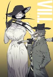 In each version of the. Alcina Dimitrescu And Karl Heisenberg Resident Evil And 1 More Drawn By Ssambatea Danbooru