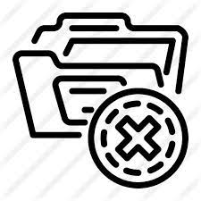 Delete Folder Free Vector Icons Designed By Dr Iconsart Folder Icon Delete Folder Icon