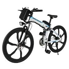 26 Inch Foldable Electric Power Mountain Bicycle With Lithium Ion Battery Wish Electric Mountain Bike Best Electric Bikes Folding Electric Mountain Bike